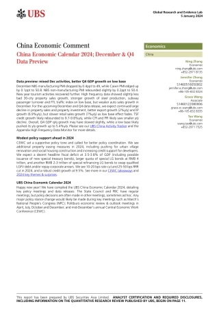 UBS Economics-China Economic Comment _China Economic Calendar 2024; Decemb...-105744139.pdf