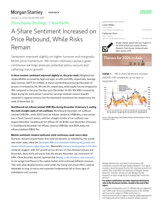 Morgan Stanley-China Equity Strategy A-Share Sentiment Increased on Price ...-105743062.pdf