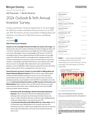Morgan Stanley-US Financials 2024 Outlook  14th Annual Investor Survey-105801334.pdf
