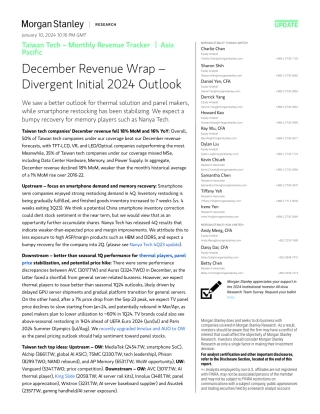 Morgan Stanley-Taiwan Tech – Monthly Revenue Tracker December Revenue Wrap...-105840875.pdf