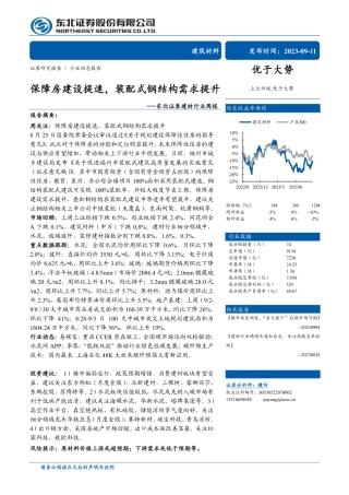 20230911-东北证券-建材行业周报：保障房建设提速，装配式钢结构需求提升.pdf