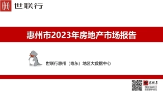 世联行惠州市2023年房地产市场报告_20240102161247-33页.pdf