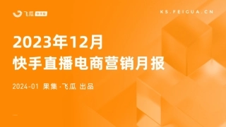 2023年12月快手直播电商营销月报-果集·飞瓜-28页.pdf
