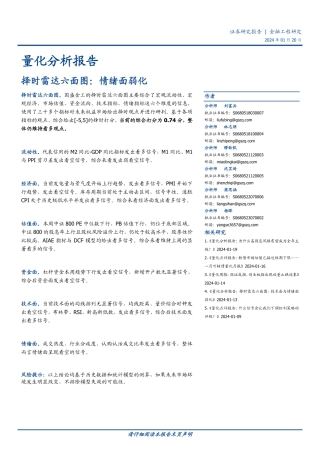 量化分析报告：择时雷达六面图：情绪面弱化-20240120-国盛证券-23页.pdf