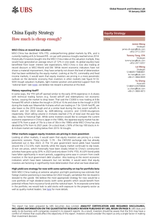 UBS Equities-China Equity Strategy _How much is cheap enough_ Wang-106018520.pdf