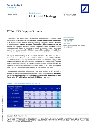 Deutsche Bank-US Credit Strategy 2024 USD Supply Outlook-105952246.pdf