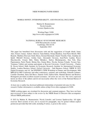 NBER-移动支付、互操作性和金融包容性-95页.pdf
