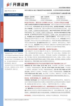北交所科技新产业跟踪第四期：软件及通信业2023年数据发布细分领域亮眼，北交所软件通信业标的梳理-20240128-开源证券-15页.pdf