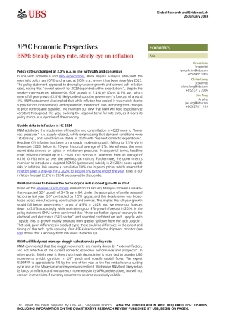 UBS Economics-APAC Economic Perspectives _BNM Steady policy rate, steely ...-106127830.pdf