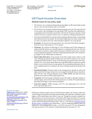JPMorgan Econ  FI-US Fixed Income Overview Markets brace for key policy week-106177410.pdf