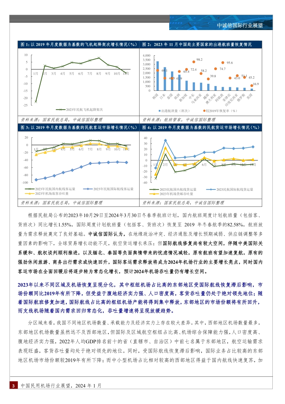 中国民用机场行业展望（2024年1月）-12页.pdf_第2页