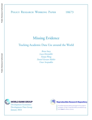 世界银行-缺失的证据：追踪世界各地的学术数据使用情况（英）-2024.1-39页.pdf