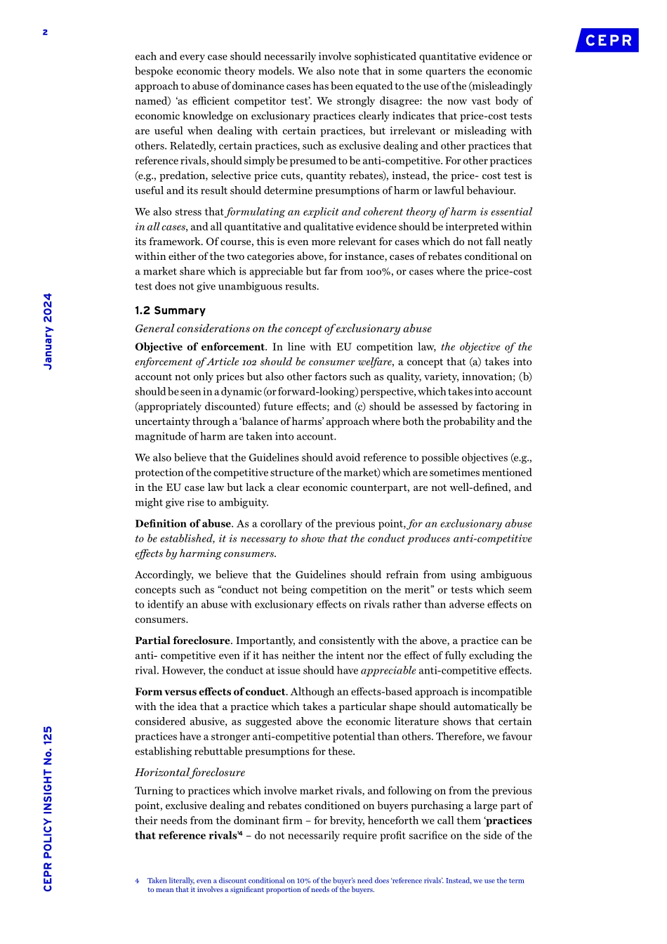 CEPR-执行滥用支配地位条款的经济原则（英）-2024.1-24页.pdf_第2页