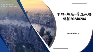 甲醇-烯烃-芳烃战略研报-20240204-恒力期货-77页.pdf