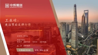 工业硅：关注节后反弹行情-20240208-中辉期货-18页.pdf