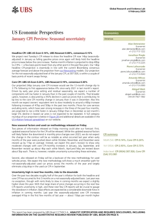 UBS Economics-US Economic Perspectives _January CPI Preview Seasonal unce...-106367208.pdf