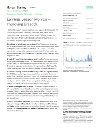 Morgan Stanley-European Equity Strategy Earnings Season Monitor – Improvin...-106493480.pdf