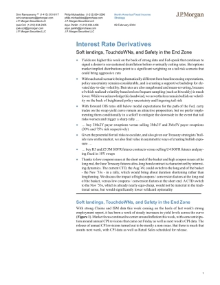 JPMorgan Econ  FI-Interest Rate Derivatives Soft landings, TouchdoWNs, and Saf...-106450323.pdf