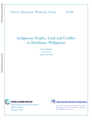 世界银行-菲律宾棉兰老岛的土著人民、土地和冲突（英）-2024.2-30页.pdf