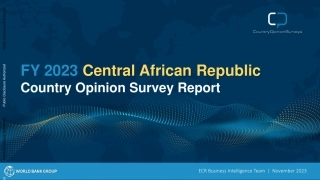 世界银行-2023财年中非共和国国家意见调查报告（英）-30页.pdf