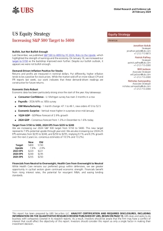UBS Equities-US Equity Strategy _Increasing SP 500 Target to 5400_ Golub-106596199.pdf
