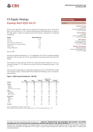 UBS Equities-US Equity Strategy _Earnings Brief 4Q23 Feb 22_ Golub-106651533.pdf