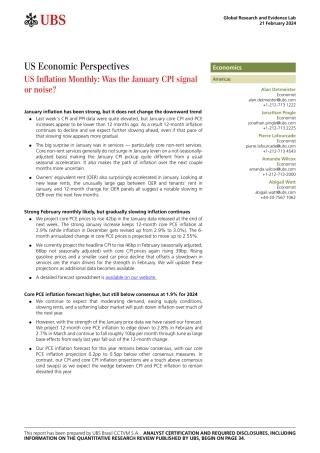 UBS Economics-US Economic Perspectives _US Inflation Monthly Was the Janu...-106614006.pdf