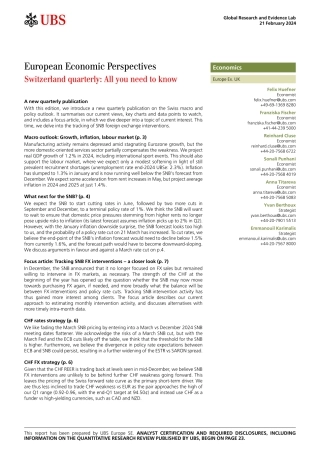 UBS Economics-European Economic Perspectives _Switzerland quarterly All y...-106607441.pdf
