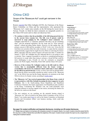JPMorgan-China CXO  Scope of the _Biosecure Act_ could get narrower i...-106691125.pdf