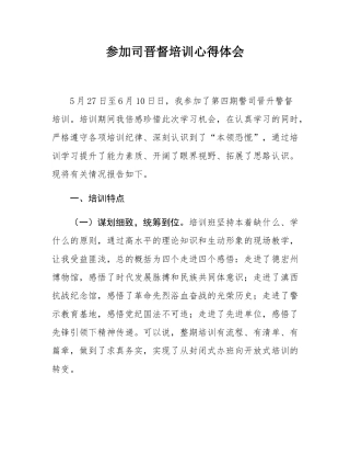 参加司晋督培训心得体会.docx