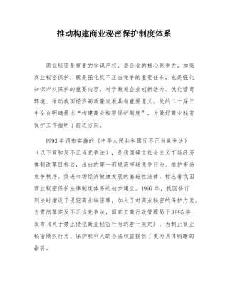 推动构建商业秘密保护制度体系.docx