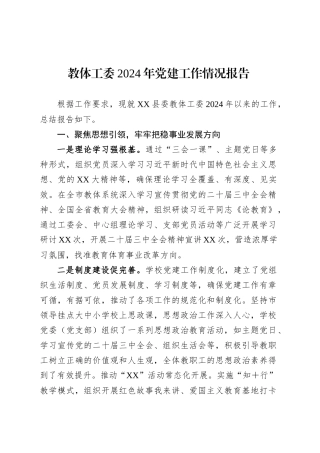 教体工委2024年党建工作情况报告.docx
