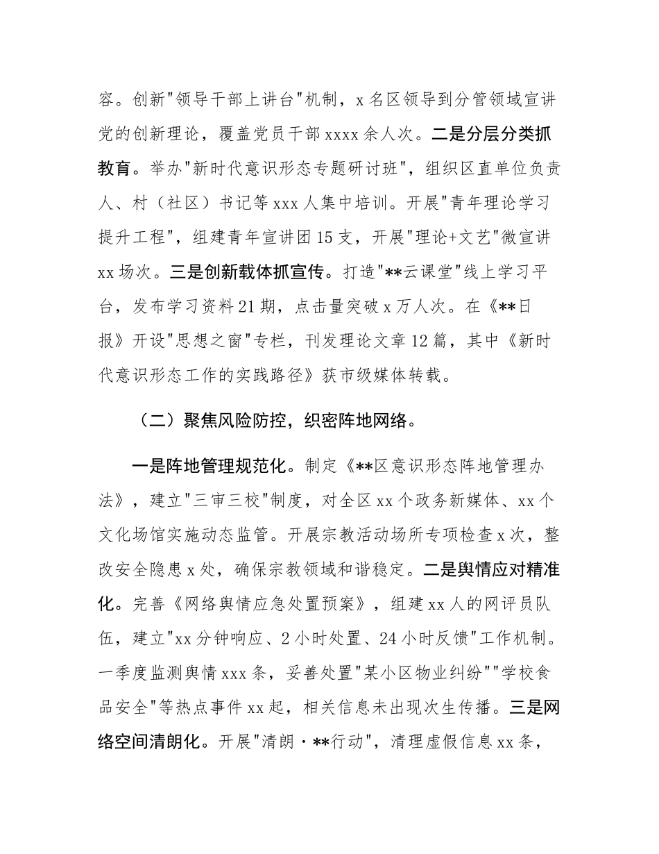 区2025年一季度意态工作研判分析报告.docx_第2页
