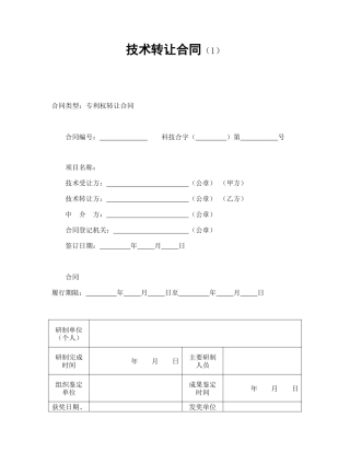 技术转让合同（1）.doc
