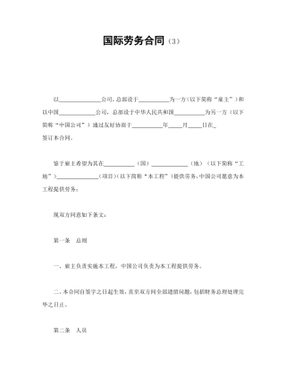 国际劳务合同（3）.doc
