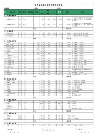 47、水电施工报价表.xls