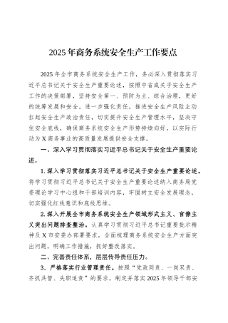 2025年商务系统安全生产工作要点.docx