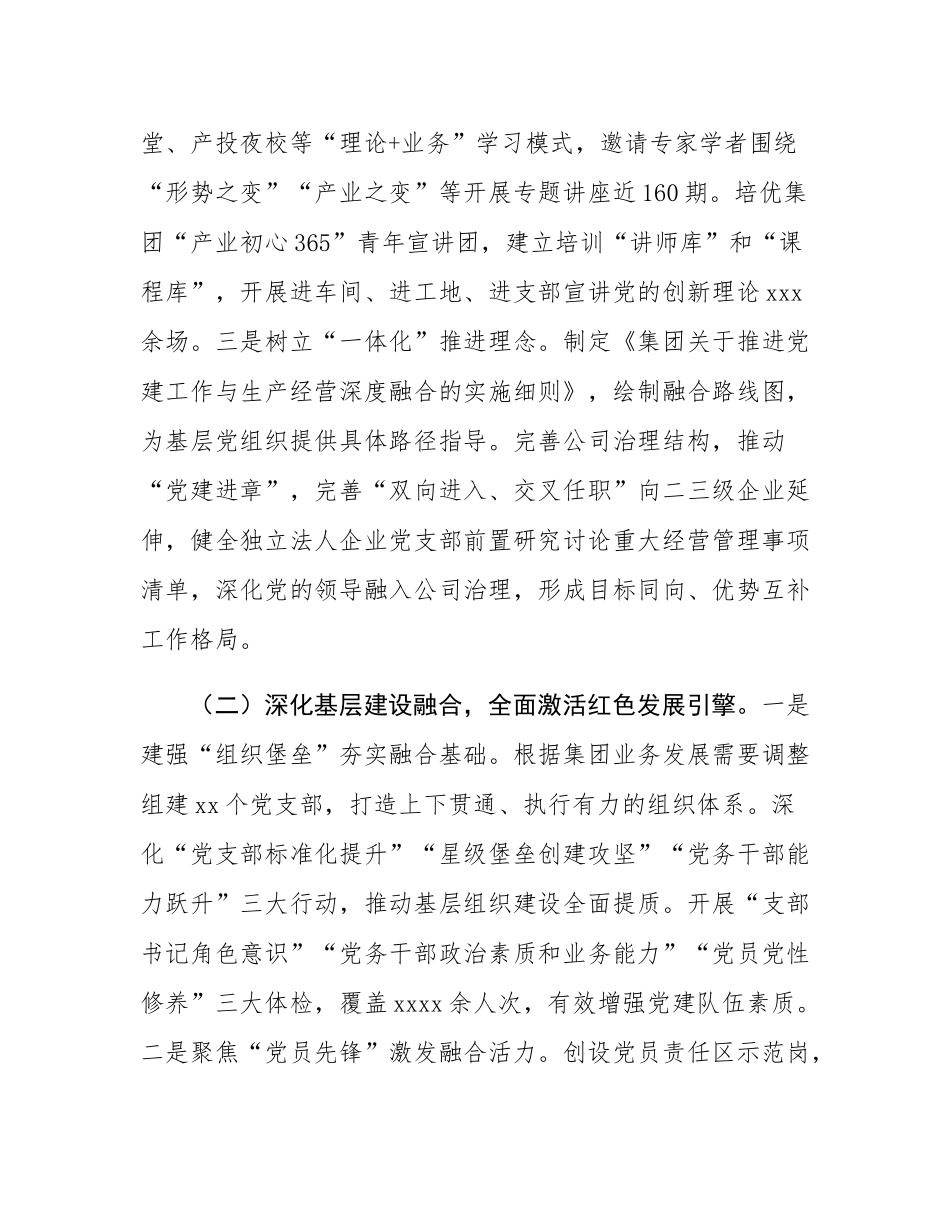 国企党委2024年推进全面从严治党工作总结.docx_第2页