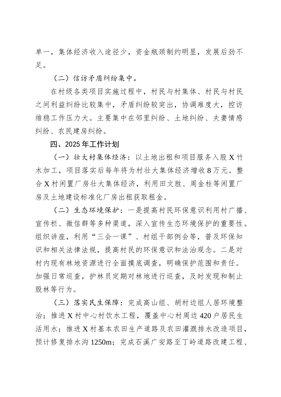 XX村2024年度村务工作报告.docx_第3页