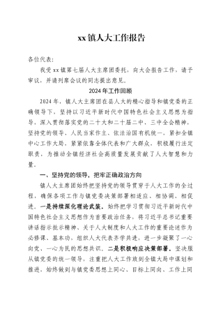 2024年XX镇人大工作报告.docx