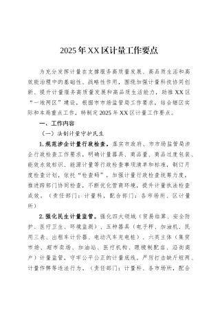 2025年XX区计量工作要点.docx