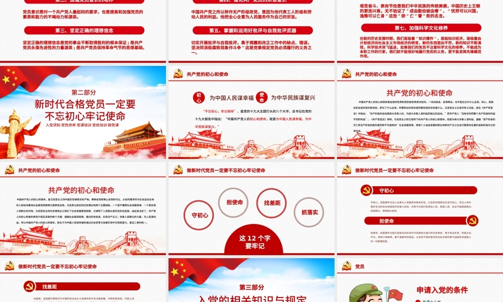 党性修养党风廉政反腐倡廉党建党政专题微党课PPT.pptx