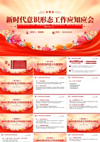 党政风新时代意识形态工作应知应会PPT辅导党课.pptx