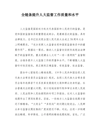 全链条提升人大监督工作质量和水平.docx