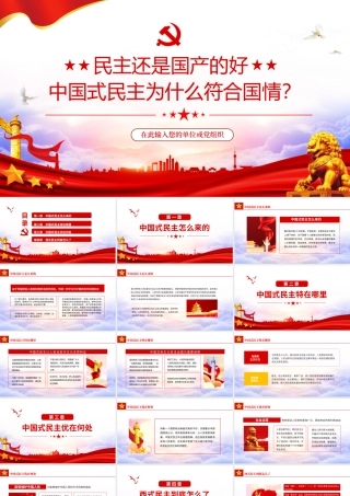 民主还是国产的好中国式民主为什么符合国情动态PPT.pptx