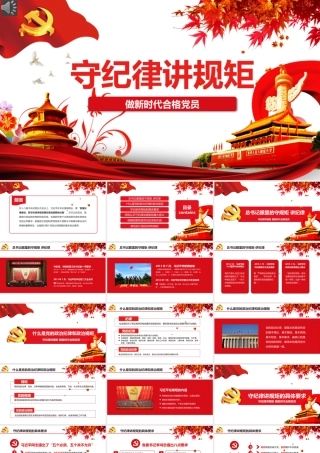 2025年守纪律讲规矩做合格工厂党员PPT.pptx