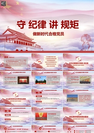 守纪律讲规矩作合格共产党员PPT.pptx