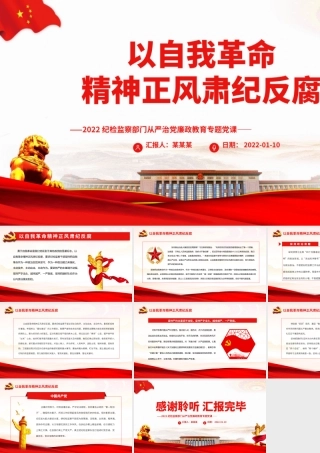 以自我革命精神正风肃纪反腐.pptx