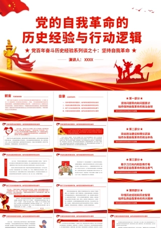 党的自我革命的历史经验与行动逻辑.pptx