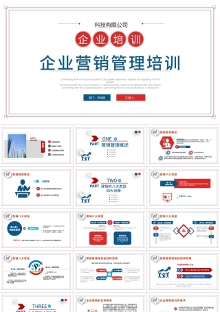 原创简约商务培训之企业营销管理相关知识培训PPT-版权可商用.pptx